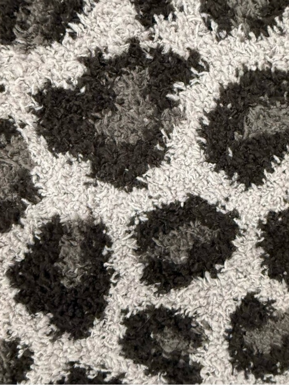 Barefoot Dreams Animal Print Poncho - Black and Cream - Picture 6 of 7